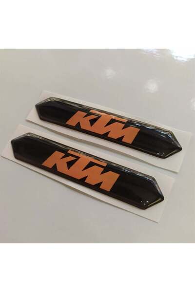 Redline Grafik KTM Logolu 3D Sticker 2 Adet