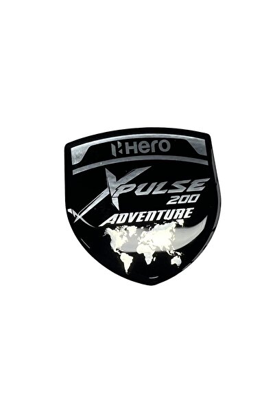Redline Grafik Hero Xpulse 3D Gümüş Arma Sticker Redlinegrafik