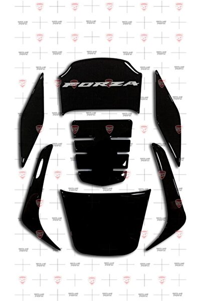 Redline Grafik 2018-2020 NSS250 Forza Tank Pad Set Beyaz-Siyah