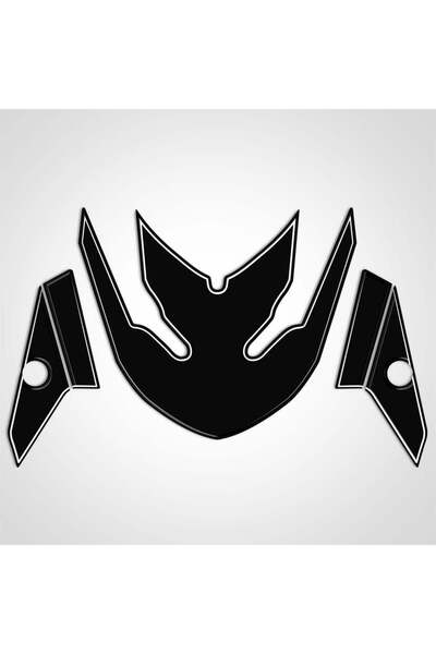 Redline Grafik Redlinegrafik Xmax 2014-2017 Uyumlu Ön Çamurluk Koruyucu Pad S...