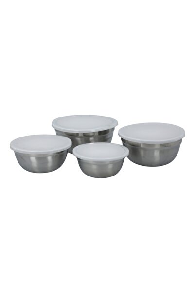 Chef Craft Stainless Steel BPA Free Mixing Bowl Set with Lids 21960