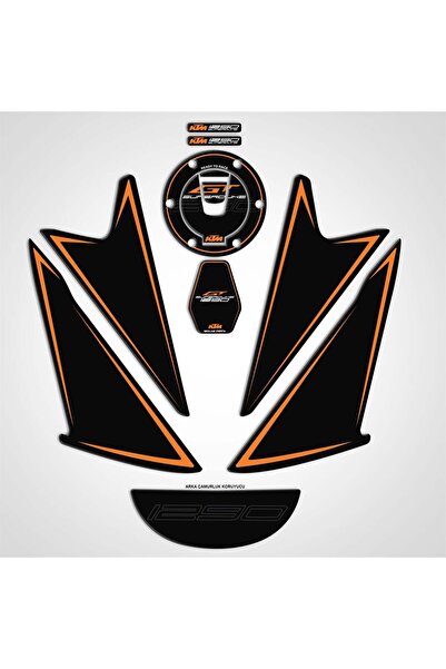 Redline Grafik Ktm Super Duke 1290 gt Stıcker Pad Set 2 turuncu siyah