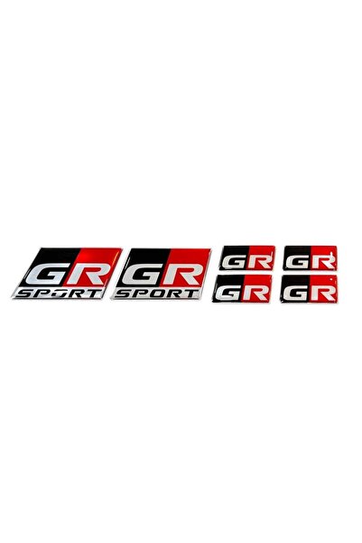 Redline Grafik Toyota Corolla GR SPORT Sticker Seti Gümüş