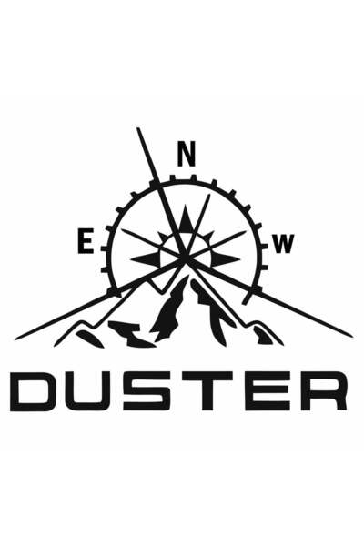 Redline Grafik Duster Sticker - Dacia Araba Etiketi - Araç Çıkartma 30 x 25 cm