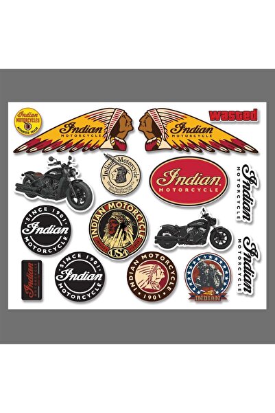 Redline Grafik مجموعة ملصقات دراجات نارية هندية