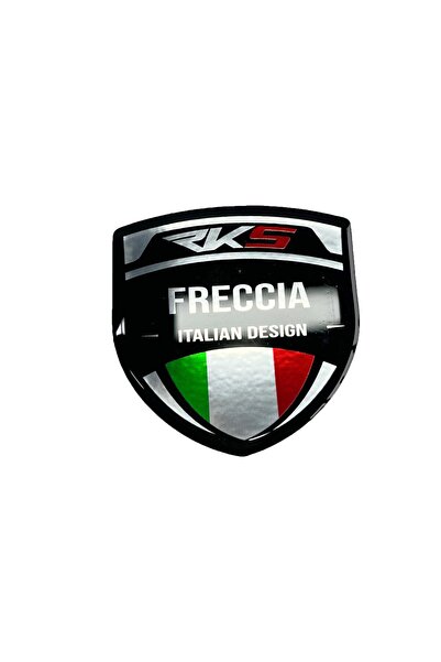 Redline Grafik Arora Freccia 3D Gümüş Arma Sticker Redlinegrafik