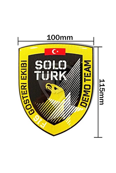 Redline Grafik 2'li Solo Türk 3D Damla Sticker 11.5 cm -10 cm