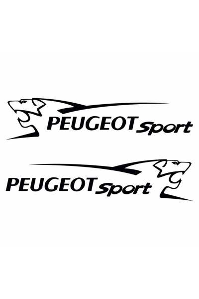 Redline Grafik Peugeot Sport Oto Çıkartma Araba Sticker
