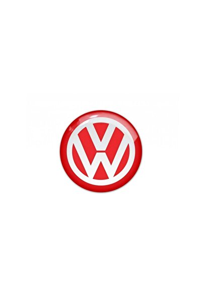 Redline Grafik Volkswagen 3D Sticker Kırmızı 2 Adet