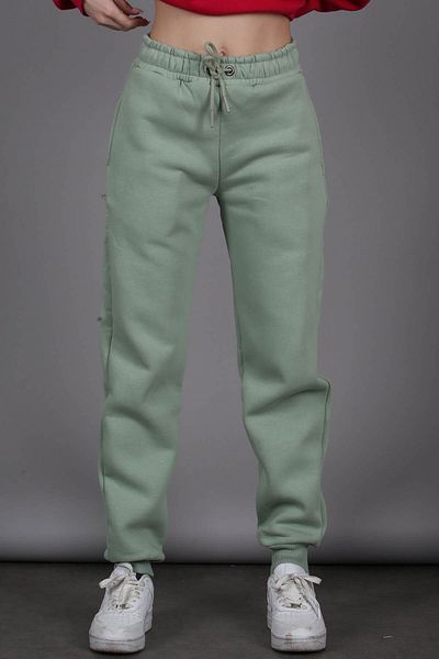Madmext Mintgrüne Damen-Jogginghose mit elastischem Bund Mg1568