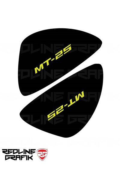 Redline Grafik Redlinegrafik mt-25 Uyumlu Neon Sarı Yan Pad