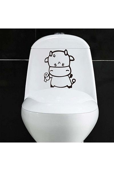 3M Cow Toilet Seat Sticker