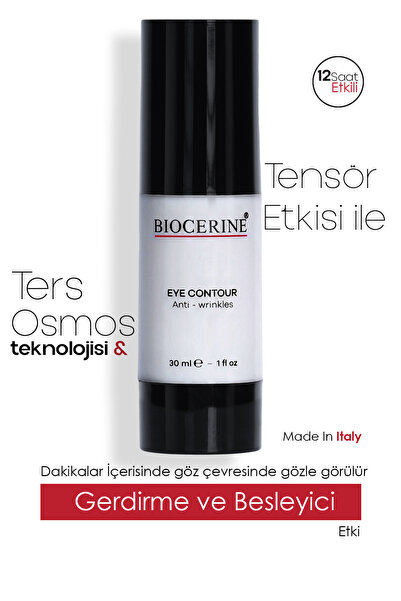 BIOCERINE Göz Çevresi Kremi Kırışıklık Karşıtı Besleyici Vegan Krem(EYE CONTOUR)