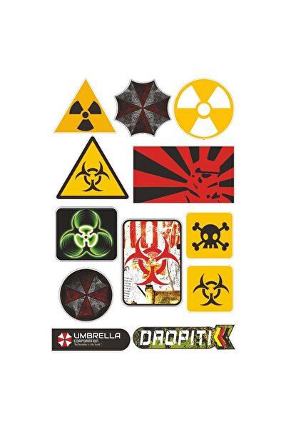 Redline Grafik Tehlike İşaretleri Danger Sticker