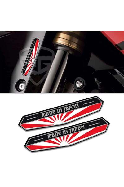 Redline Grafik 3D Motosiklet Çıkartma Araç Motor Etiket Sticker Made İn Japan...