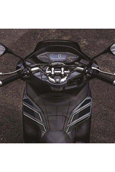 Redline Grafik Pcx 125 2021 Karbon Desen Gri Yan Pad