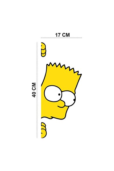 Redline Grafik Simpson Araç Oto Sticker Set