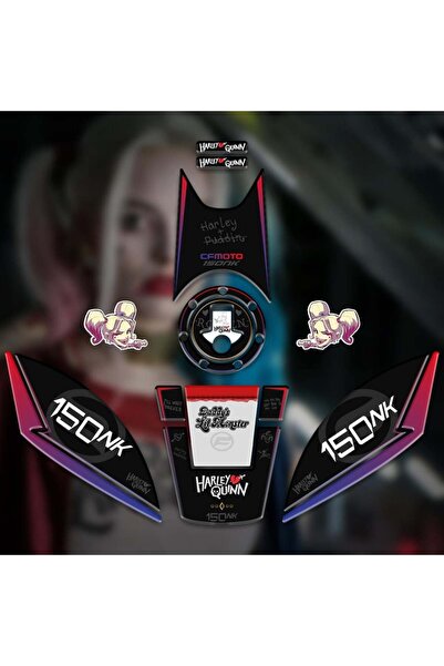 Redline Grafik Cf moto 150 NK Harley Quin Edition Full Tank Pad Set 150NK
