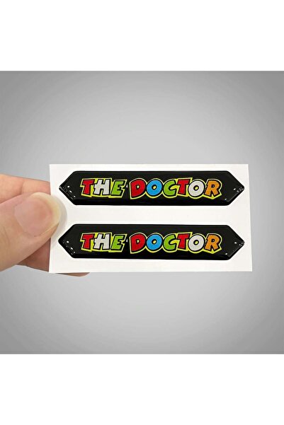 Redline Grafik The Doctor 3D Arma Sticker Yapıştırma 2 Adet