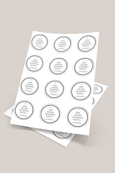 Nostaljisepeti Kişiye Özel Tasarımlı Sipariş Etiketi - Thank You Sticker - 72...