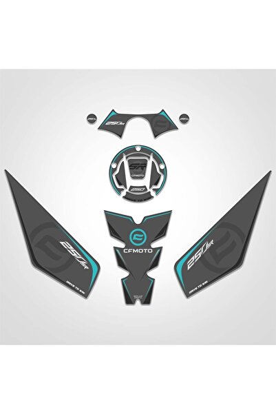 Redline Grafik Cf moto 250sr Tank Pad Set Gidonlu Nardo Gri 250 SR