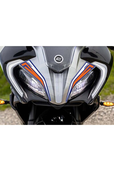 Redline Grafik Cf moto 250 SR Far Kaşı Turuncu