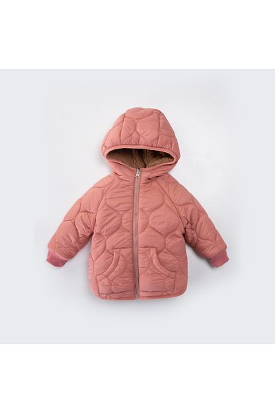 MİMBOKİDS Winter Coat with Double-Sided Hat for Girls 6-11 Years