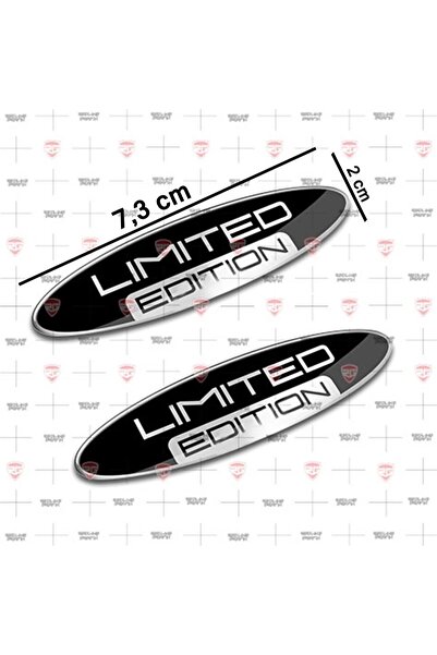 Redline Grafik Universalt motosiklet limited edition Gümüş 3D sticker