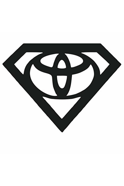 Redline Grafik Toyota Süpermen Logo Sticker