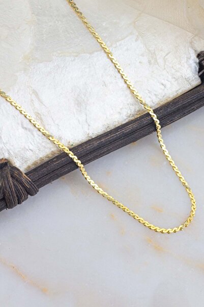 Else Silver 925 Ayar Zarif Halat Modeli Gümüş Zincir Kolye