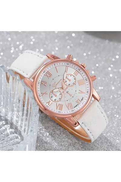 Beyna Rose Gold Plated Butterfly Necklace Earrings Bracelet Ring Watch Gift Set Gift for Lover Gift for Mother