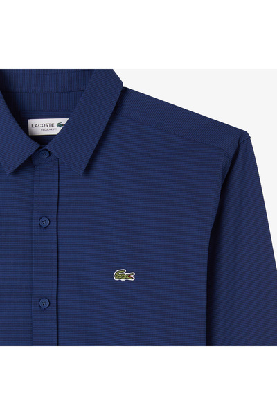 Lacoste Erkek Regular Fit Lacivert Gömlek
