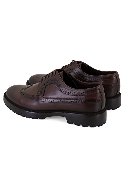 Desa Ανδρικά δερμάτινα κλασικά παπούτσια Heleni Brown