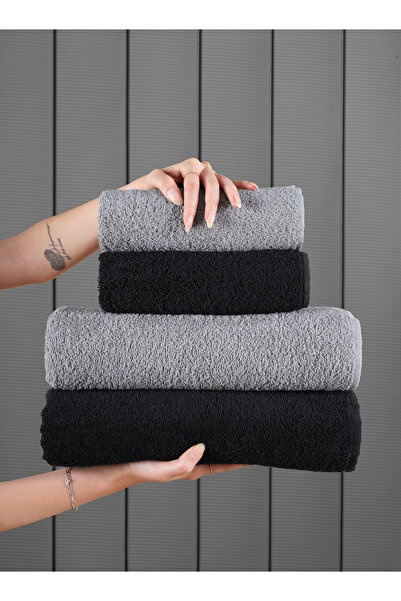 SHAL HOME Приватний 100% бавовняний 4-предметний набір рушників для ванної кімнати