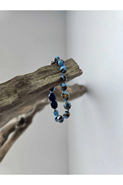 Combin Accessory Sakinleştirici Çocuk  Bileklik Mozaik Kehribar 16 cm - Uyku Düzeni - Rahatlatıcı