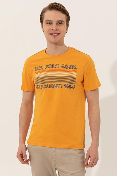 U.S. Polo Assn. Printed Crew Neck Regular Fit T-shirt