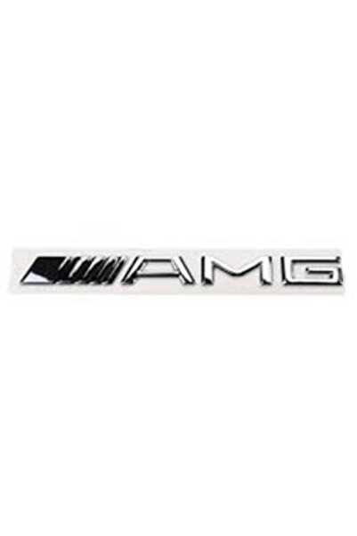 EDEXPORT MERCEDES Uyumlu YAZI AMG DÜZ (KONSOL COCKPİT - KROM)