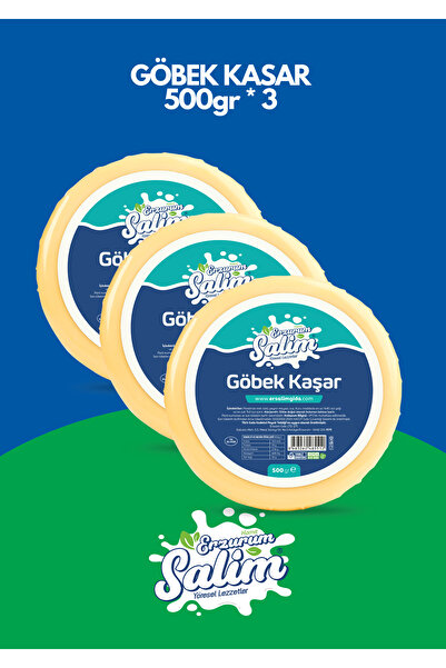 Erzurum Salim Göbek Kaşar Peynir 500gr 3'lü Paket