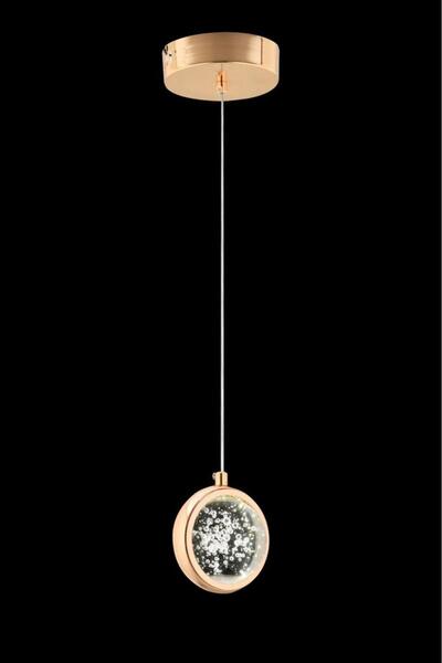 İstanbul Avize İstanbul Avize Dünya Tekli Gold Led Modern Lüx Ledli Avize