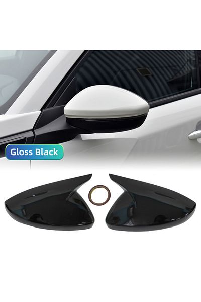 Choice Bright Black For Peugeot 208 308 408 508 307 308 2008 4008 5008 2013-2023 Door Side Wing Mirror Cove