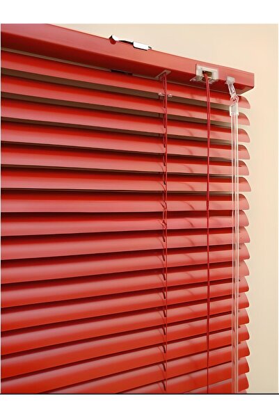 sanper Kırmızı Alüminyum Jaluzi Perde 25 ( Mm)