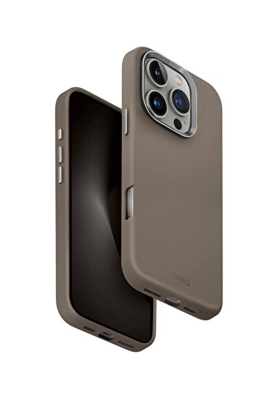 UNIQ Better By Design İphone 16 Pro Max Kılıf Lyden Serisi Deri Kaplama Magsa...