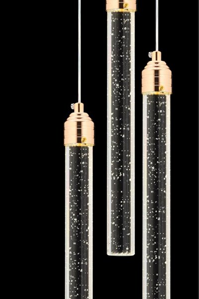 İstanbul Avize İstanbul Avize Rosa 4'lü Gold Kumandalı 3 Renk Led Lüx Modern Ledli Avize