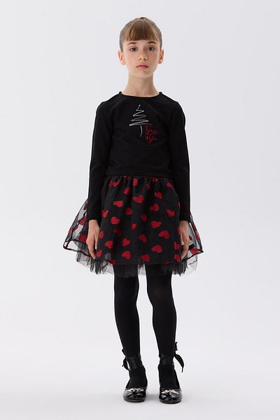 Tyess BG Store Pulover negru pentru fete