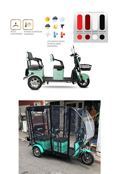 motor tente market mtm Yuki Yk 58 Greta Plus - Üç Tekerli Motor Brandası