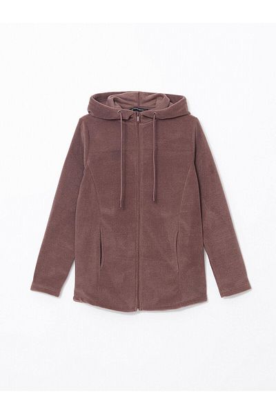 LC Waikiki Γυναικεία φούτερ με φερμουάρ LCWAIKIKI Basic Hooded