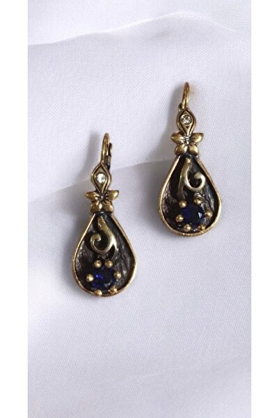 Porsuk Alternatif أقراط نسائية عرقية مصنوعة يدوياً من الحديد الزهر