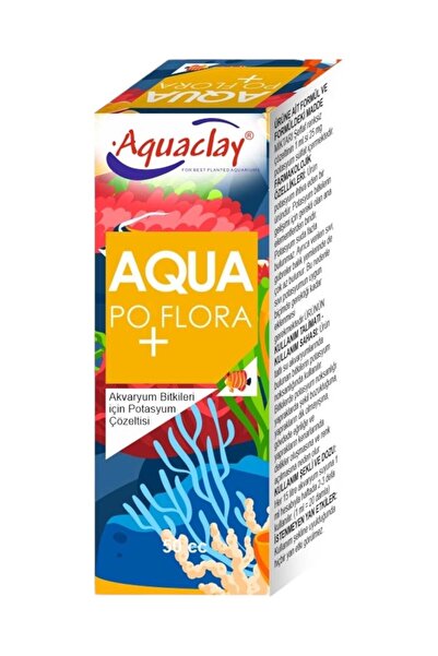 Aquaclay Aquclay Po Flora 50cc Akvaryum Bitkileri Için Potasyum Çözeltisi