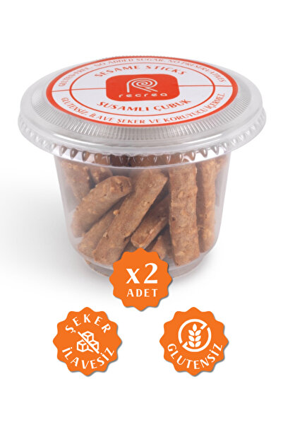 recrea snacks 2 Adet Glutensiz Susamlı Çubuk