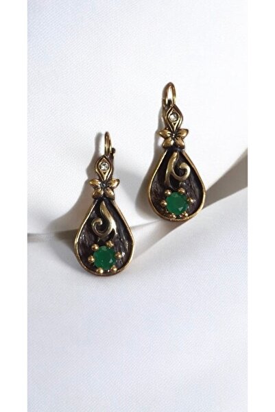 Porsuk Alternatif أقراط نسائية عرقية مصنوعة يدوياً من الحديد الزهر